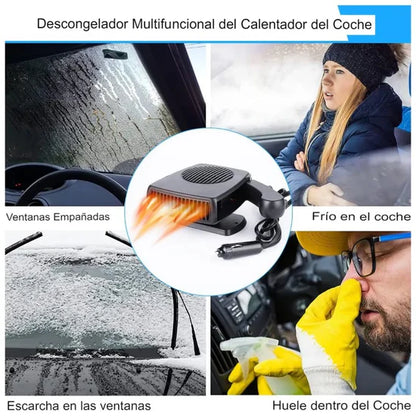 CALEFACTOR PORTATIL PARA AUTO 2 EN 1