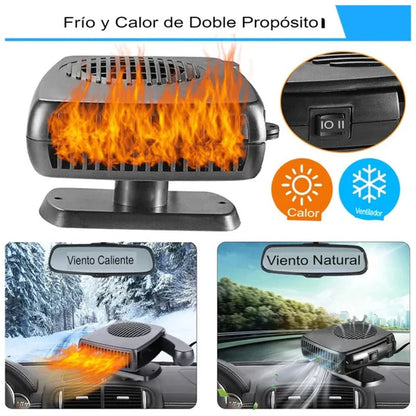 CALEFACTOR PORTATIL PARA AUTO 2 EN 1
