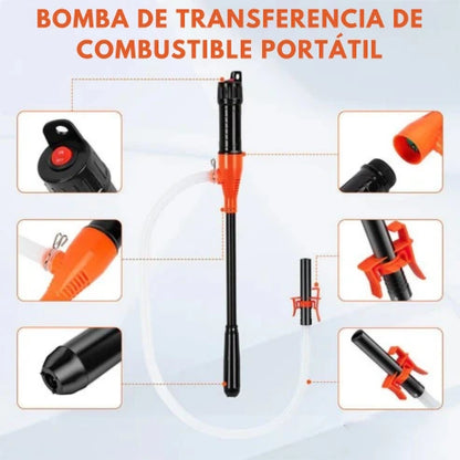Bomba de Trasvase Eléctrica Portátil Multiusos