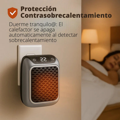 Calefactor Digital Portátil: Calienta La Habitación Sin Aumentar La Factura De La Luz