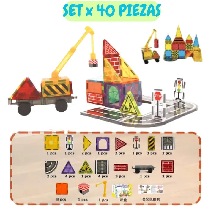 Bloques Magnéticos De Construcción