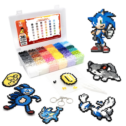 Blaster Beads Pack de 2.6mm - De 10 hasta 36 Colores 15.000 Piezas