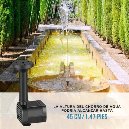 La innovadora y ecológica nueva Fuente de Agua Solar para Jardines y Estanques【Compra 1 y Llévate 1 Gratis】