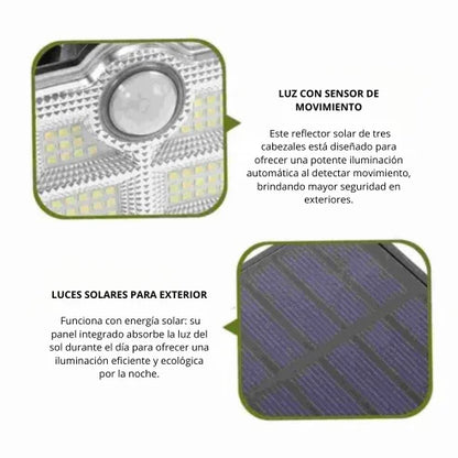 Reflector Solar 3 Cabezales HomeLight
