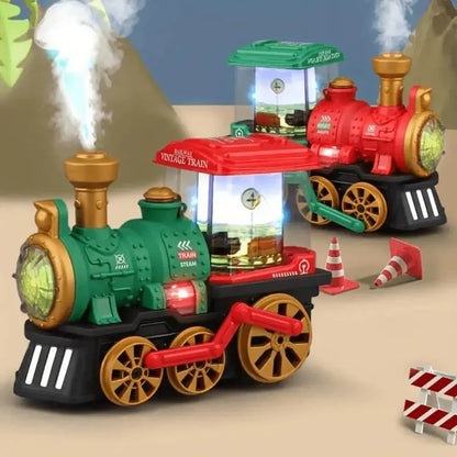 Tren de vapor eléctrico SteamExpress™ para niños