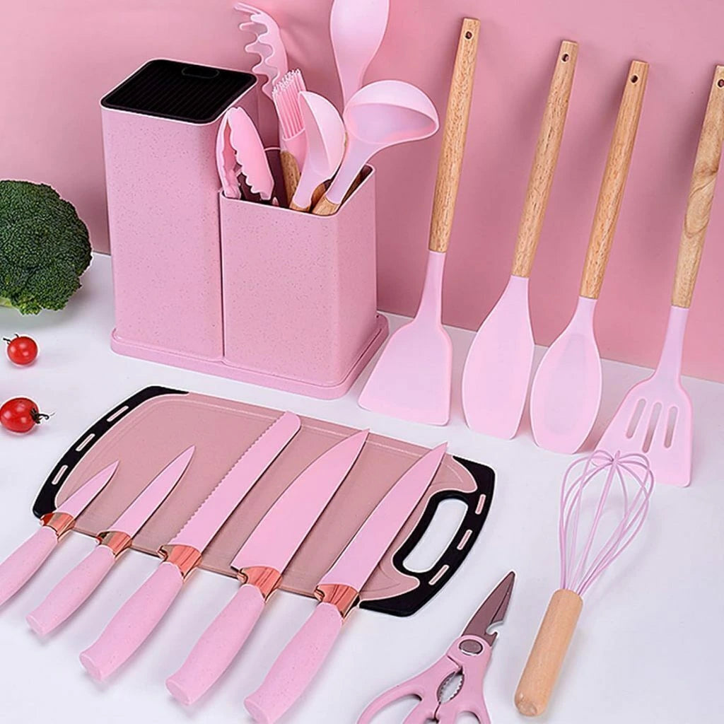 Kit de cocina de 19 piezas en silicona de primera calidad - OFERTA IMPERDIBLE