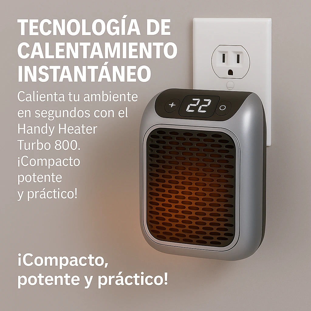 Calefactor Digital Portátil: Calienta La Habitación Sin Aumentar La Factura De La Luz