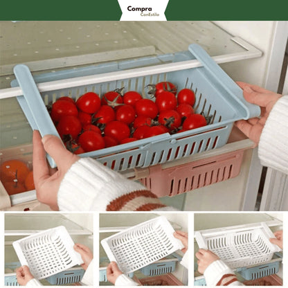 ¡PROMO 4X1! Canasto Organizador Extensible Nevera