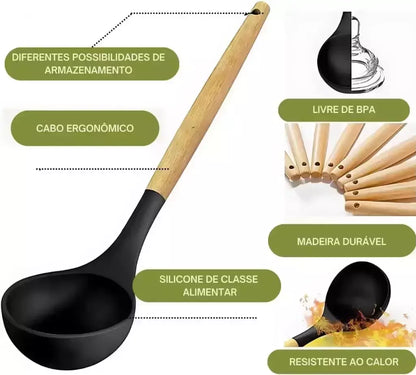 Kit de cocina de 19 piezas en silicona de primera calidad - OFERTA IMPERDIBLE