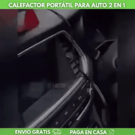 CALEFACTOR PORTATIL PARA AUTO 2 EN 1