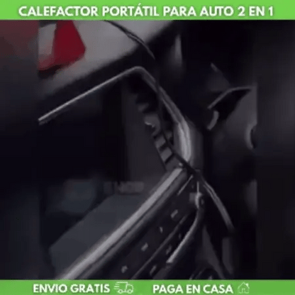 CALEFACTOR PORTATIL PARA AUTO 2 EN 1