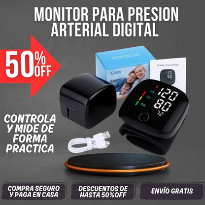 MONITOR DE PRESION ARTERIAL DIGITAL DE MUÑECA