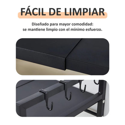 MicroRack™ Estante Multifuncional Expandible Para Horno De Microondas