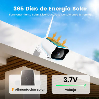 Cámara de Seguridad Solar Inalámbrica