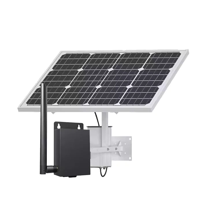 Cámara de Seguridad Solar para Exteriores | Doble Lente | Full HD 1080p | 360° | Visión Nocturna