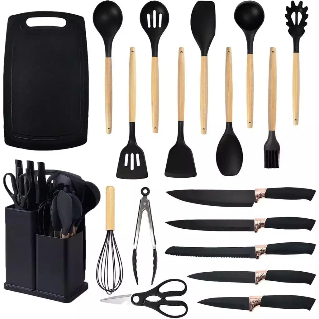 Kit de cocina de 19 piezas en silicona de primera calidad - OFERTA IMPERDIBLE
