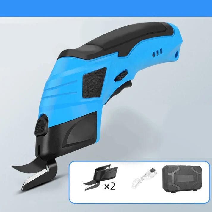 Tijeras eléctricas portátiles para cortar tela con batería de litio recargable✂️