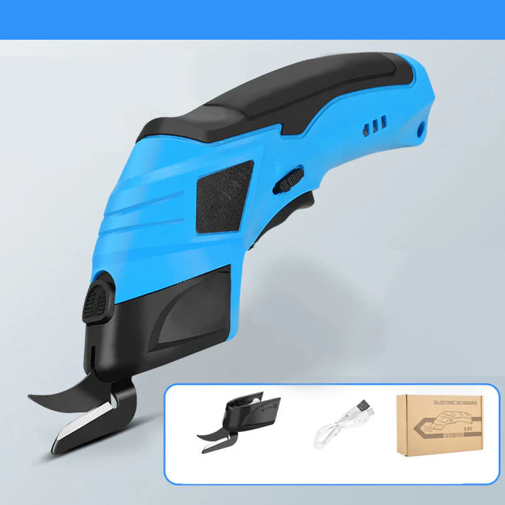 Tijeras eléctricas portátiles para cortar tela con batería de litio recargable✂️