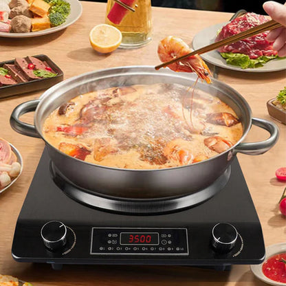 Placa de Inducción Cóncava 3500 TempControl™  - 10 Niveles de Temperatura