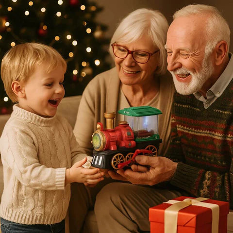 Tren de vapor eléctrico SteamExpress™ para niños