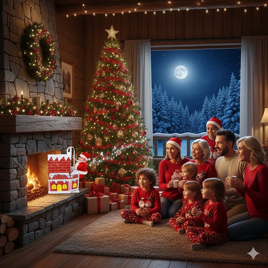 Chimenea Papá Noel™ Escalador Musical